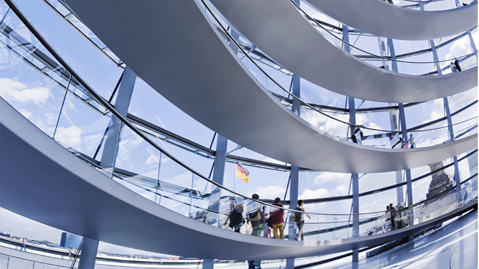 intérieur d'un batiment en spiral