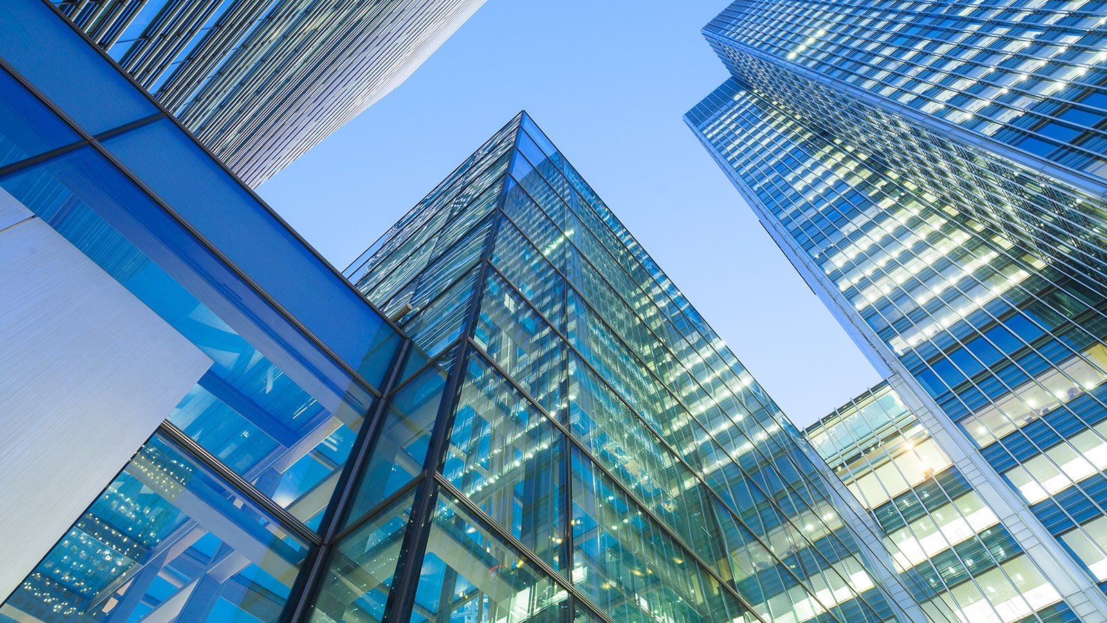 immeubles en verre